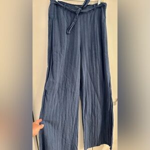 Roxy Wide Leg Cotton Beach Pants Size L